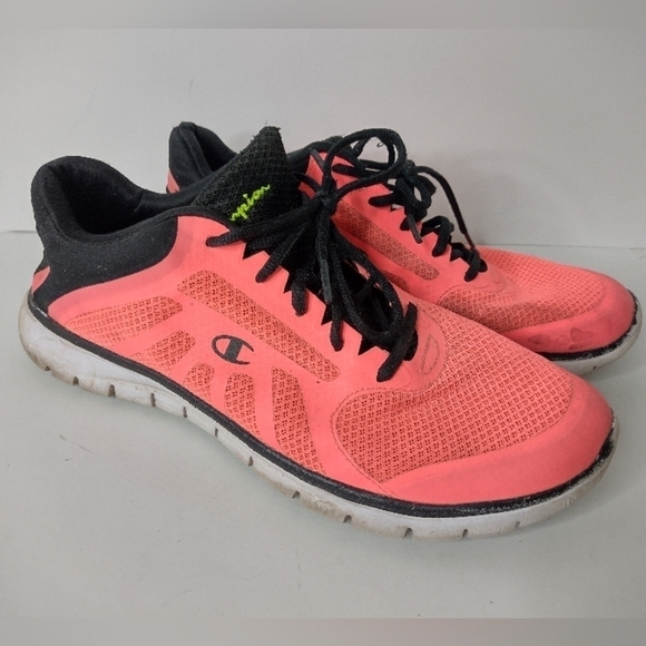 Champion Men's 13 Gusto XT Neon Orange High Vis Running Shoes Lightweight - Picture 2 of 5